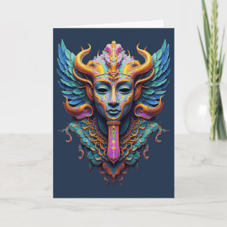 Mystic Winged Deity Thank You Card