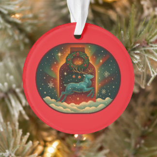 Mystic Winter Stag-Red