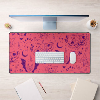 Mystic Witch Cat & Moth Desk Mat