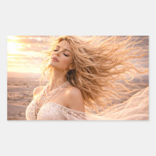 Mystic Woman Mail Sticker - Galactically Beautiful