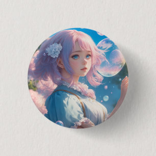 Mystic Women's Melchen Labu 1 Inch Round Button