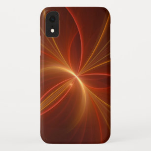 Mystical Abstract Fractal Art Modern Warm Colours iPhone XR Case
