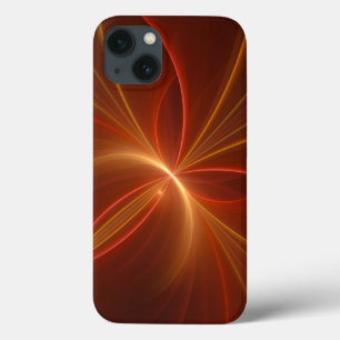 Mystical Abstract Fractal Art Modern Warm Colours iPhone 13 Case