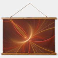 Mystical Abstract Fractal Art Modern Warm Colours