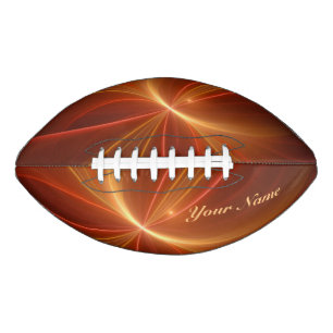 Mystical Abstract Fractal Modern Warm Colours Name Football