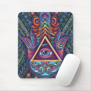 Mystical All Seeing Eye Mouse Pad