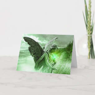 Mystical Angel Lyme Disease Support Friends Card