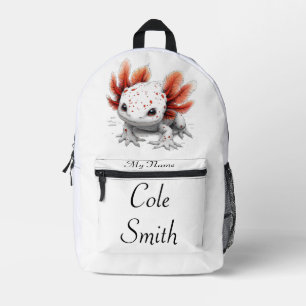 "Mystical Axolotl" Personalized Backpack