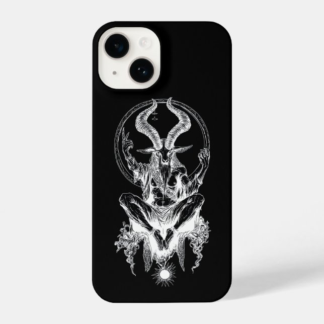 Mystical Baphomet Iphone 14 Case (Back)