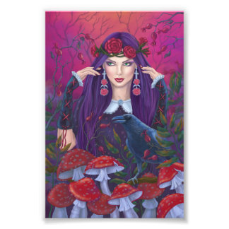 Mystical beauty  fantasy art photo print