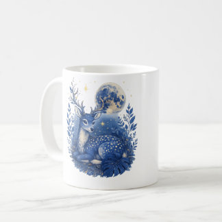 Mystical Blue Deer Mug. Coffee Mug