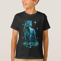 Mystical Blue Energy Jaguar T-Shirt