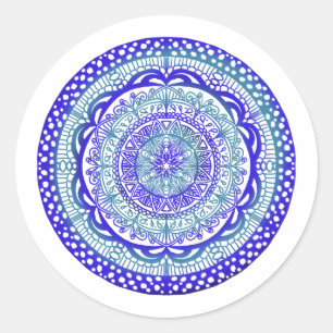 Mystical blue, Mandala stickers