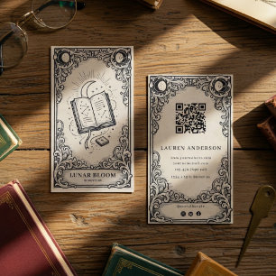 Mystical Bookstore   Vintage Mystical Bookstore  Business Card