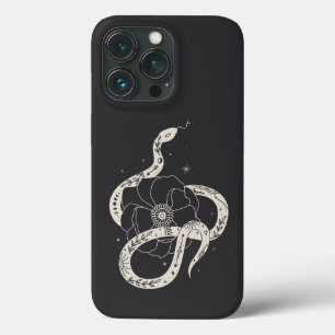 Mystical Botanical Snake Illustration iPhone 13 Pro Case