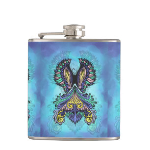 Mystical Butterfly Spirit Hip Flask