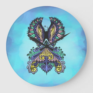 Mystical Butterfly Spirit Large Clock