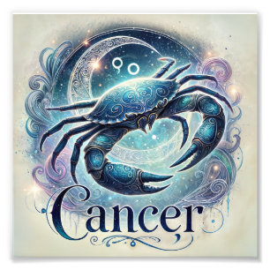 Mystical Cancer Zodiac Art Photo Print