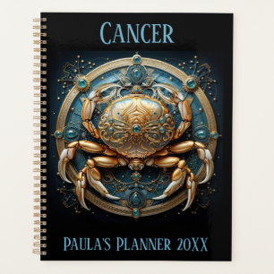 Mystical Cancer Zodiac Artwork  Planner