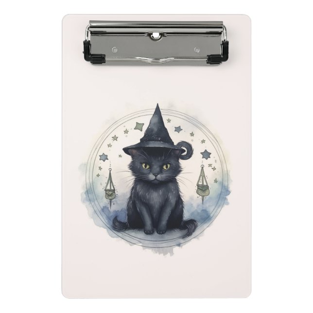 Mystical Cat Mini Clipboard (Front)