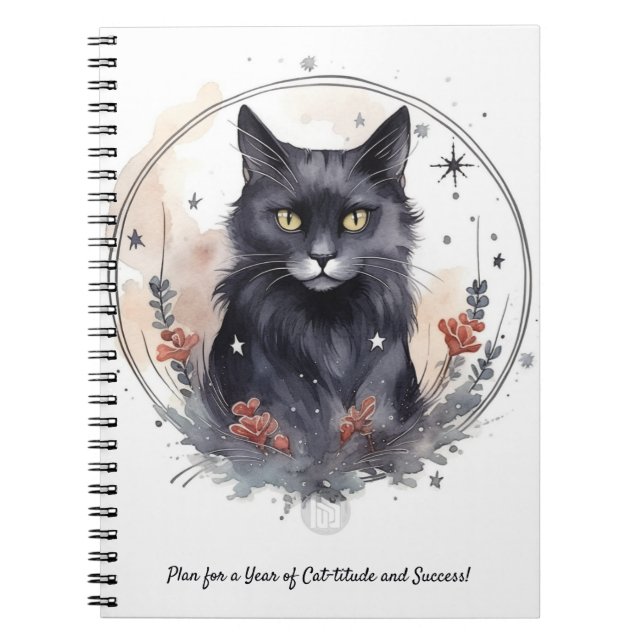Mystical Cat Notebook (Front)