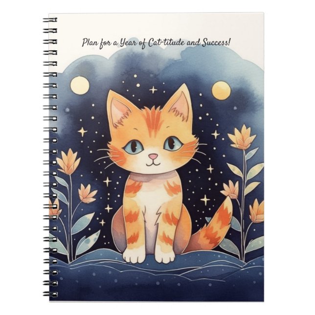 Mystical Cat Notebook (Front)