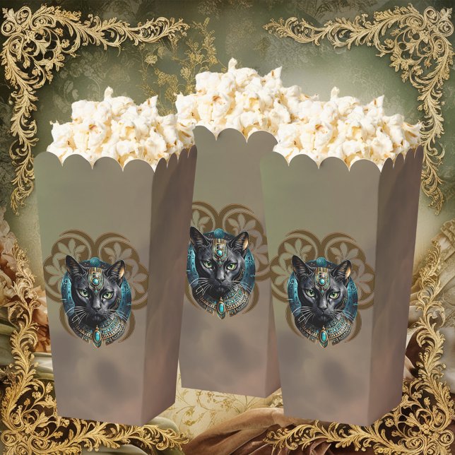 Mystical cat of Egypt, black as night,  Favor Box (Creator Uploaded)