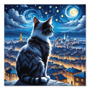 Mystical Cat Photo Print