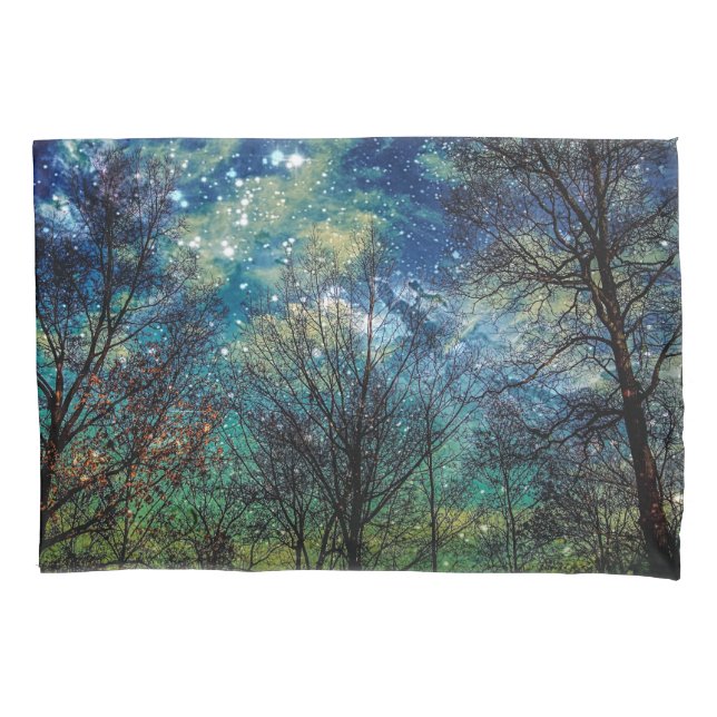 Mystical Celestial Forest Pillowcase (Front)