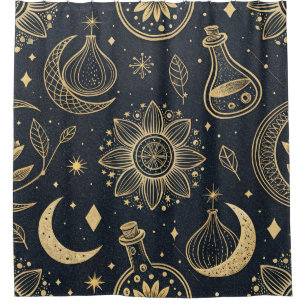 Mystical Celestial Witchcraft - Gold Botanical
