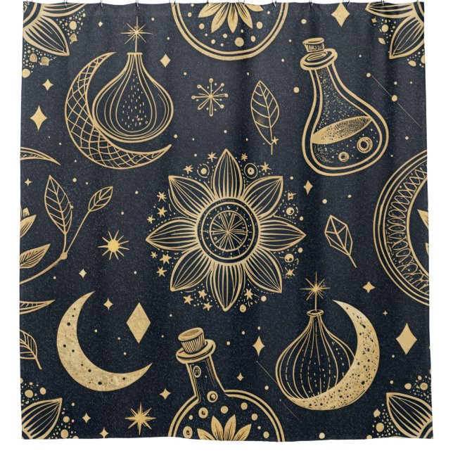 Mystical Celestial Witchcraft - Gold Botanical (Front)