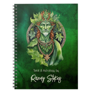 Mystical Celtic Greenman Divine Masculine Nature Notebook