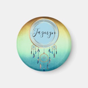 Mystical Chic Personalized Dreamcatcher  Magnet