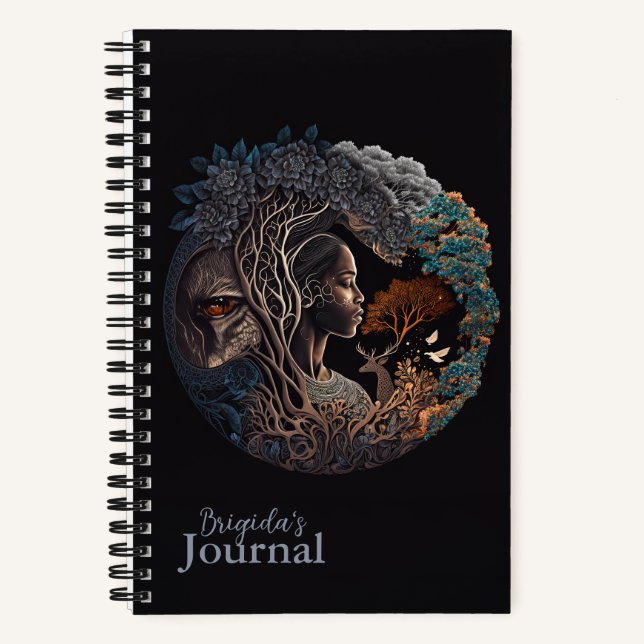 Mystical Connecting to Nature Colorful Journal (Recto)