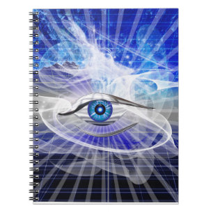 Mystical Cosmic Eye Theme Notebook