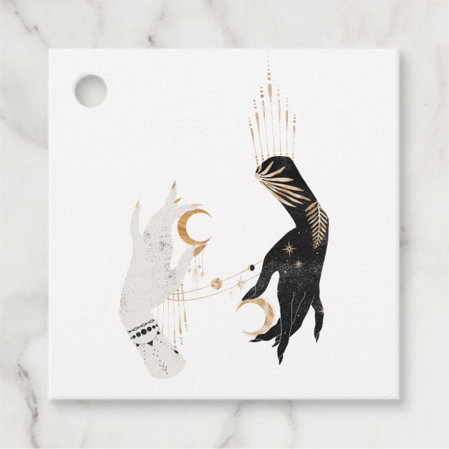 Mystical Cosmic Favour Tags (Front)