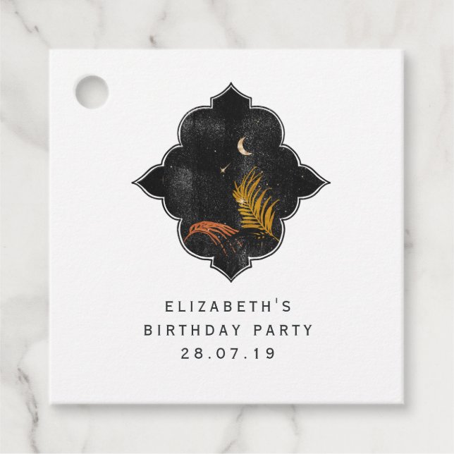 Mystical Cosmic Favour Tags (Front)