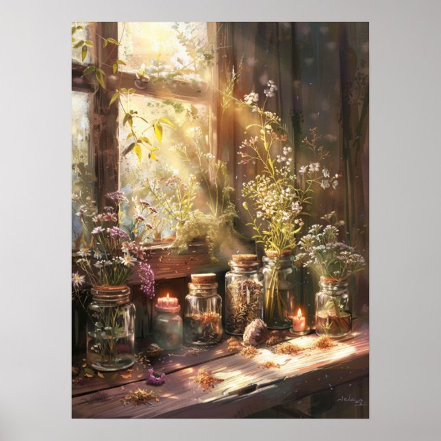 Mystical Cottagecore | Whimsical Nature Poster (Front)