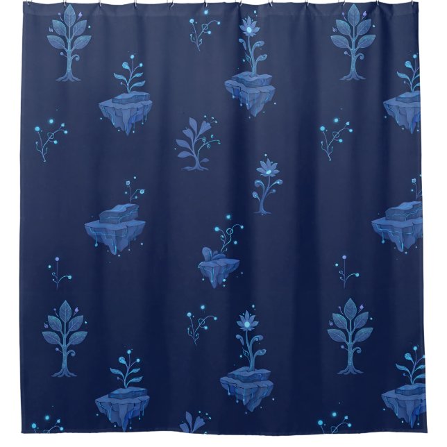 Mystical Cyberpunk Botanical Elements in Midnight  (Front)