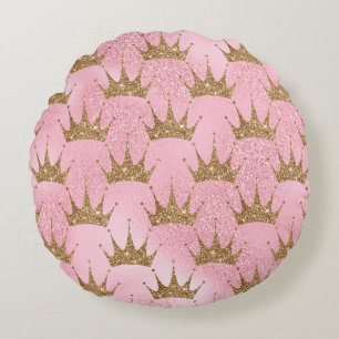 Mystical Dark Mermaid Scales & Ocean Trident illow Round Pillow