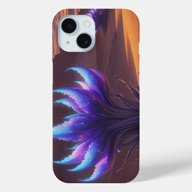 Mystical Desert with Futurist City Case-Mate iPhone Case (Back)