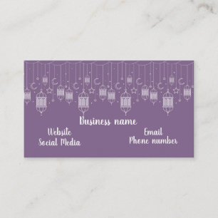 Mystical design business card