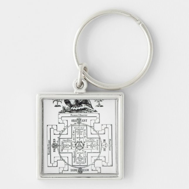 Mystical diagram of Solomon's Keychain (Front)