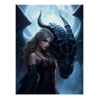Mystical Dragon Fantasy Art