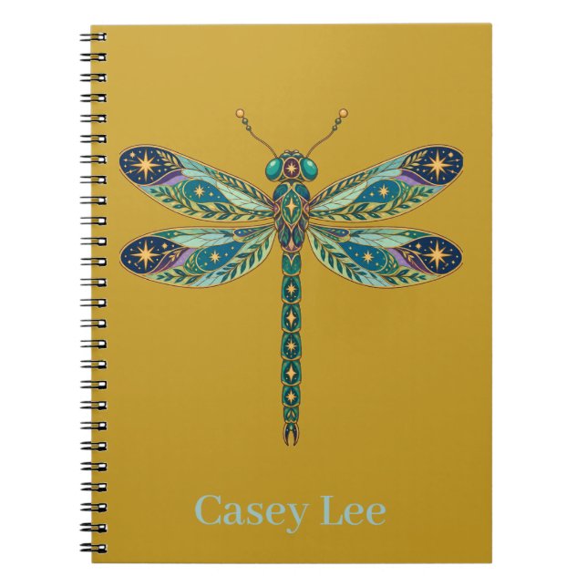 Mystical Dragonfly Journal/ Notebook (Front)