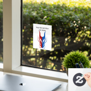 Mystical Dragoon Fantasy Window Cling