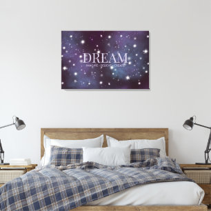 Mystical Dream Dusty Violet Canvas Print