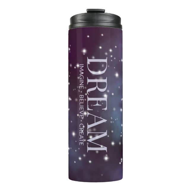 Mystical Dream Dusty Violet Thermal Tumbler (Front)