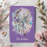 Mystical Dreamcatcher Fairy Lavender iPad Mini Cover<br><div class="desc">This mystical iPad cover has an enchanting dreamcatcher featuring a lovely fairy, flowers, feathers and delicate foliage. Personalized with your name, this magical case is sure to have a calming vibe for your iPad. You can change font, text colour or background colour if you wish by clicking "Edit Using Design...</div>
