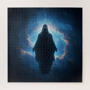 Mystical Eerie Being in Time Paradox in Space Jigsaw Puzzle